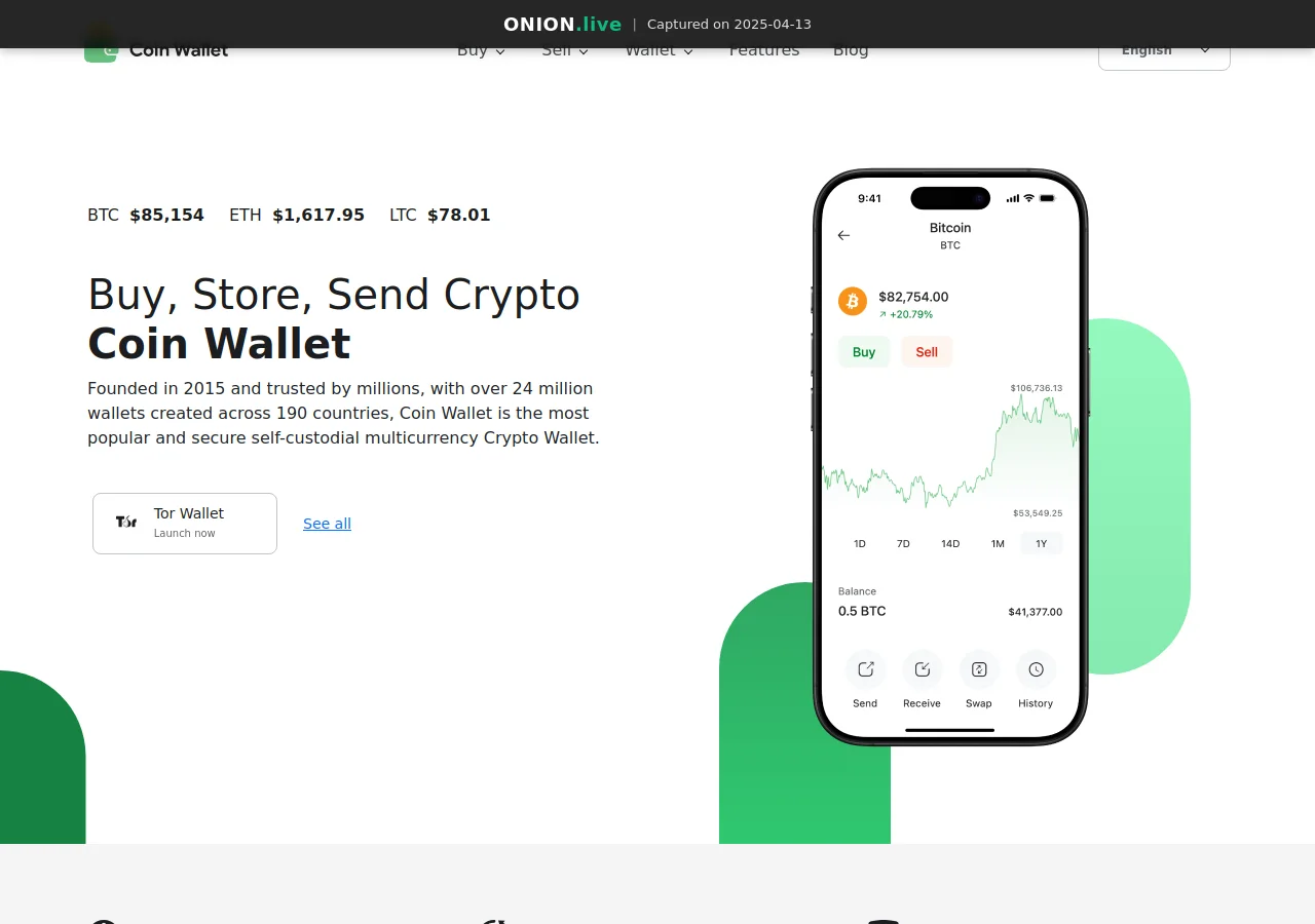 coin wallet screenshot